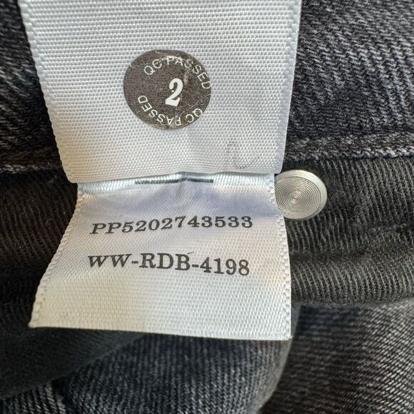 Everlane The Curvy 90's Cheeky Straight Jean Black Gray Women 32 Reg 28" Inseam - Picture 9 of 11